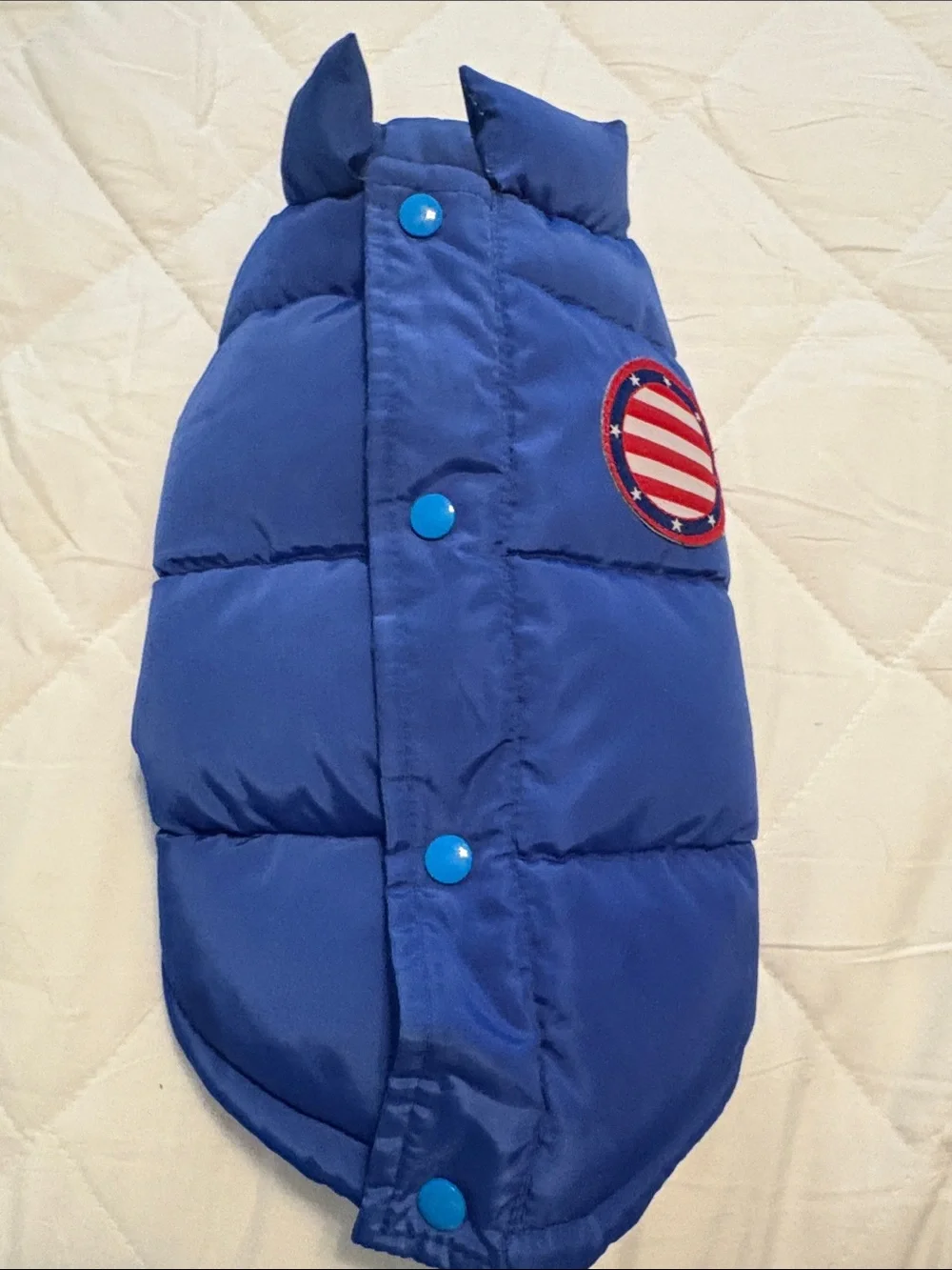 Dog small Blue Puffer jacket